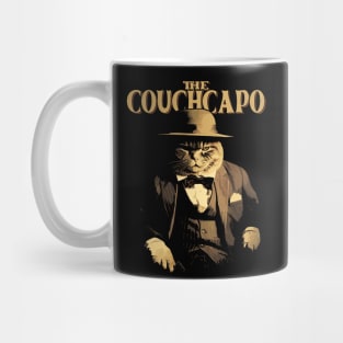 Funny Gangster Cat Couch Capo Cat Dad Men, Women Mug